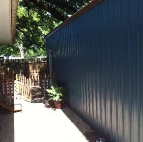 the yard